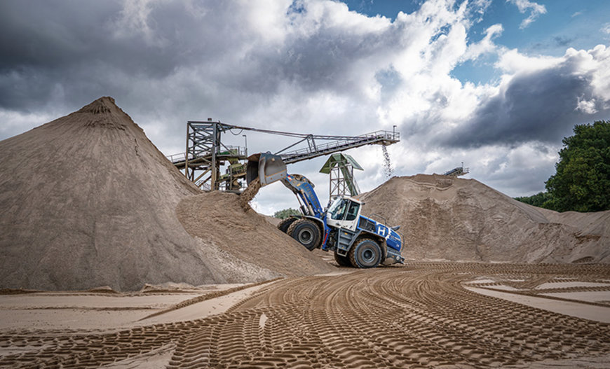 Liebherr: XPower wheel loaders and their smart machine concept are ideal for handling sand and gravel